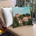 thumbnail image 1 of Ahgly Company Sites Colosseum Coussin d'Extérieur, 18 Pouces par 18 Pouces, 1 of 6