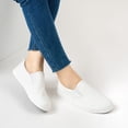 thumbnail image 6 of Ecetana Women's Slip on Shoes Canvas Sneakers Loafers Non Slip Shoes Low Top Casual Shoes, 6 of 7