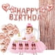 thumbnail image 2 of 1 juego de decoraciones para fiesta de cumpleaños, borlas de cortina con flecos y globos decorativos., 2 of 7