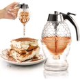 thumbnail image 4 of Distributeur de Miel – Verre Anti-Goutte avec Support – Pot de Miel – Récipient en Verre Transparent avec Trempette 8 Oz – Distributeur de Sirop d'Érable – Pot de Miel avec Support – Bouteille de Miel avec Couvercle Rabattable_cadeau Spécial 4704, 4 of 5