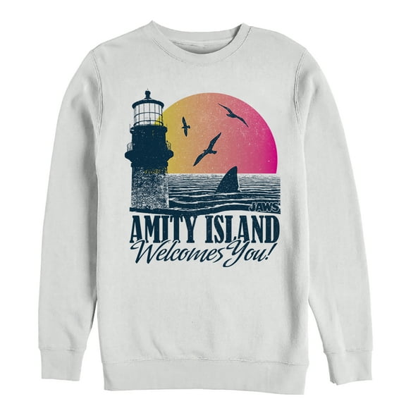 Men's Jaws Amity Island Tourist Welcome  Sweatshirt
