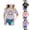 Grey, variant on Big Sister Shirt for Toddler Girls Letter Print Sibling Matching Outfits Cotton Short Sleeve Kids Clothes