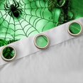 thumbnail image 4 of Feelyou Green Thorny Rose Black Out Curtains for Couple, Gothic Spider Web Curtains Pack of 2 (42x63 Each), Romantic Love Heart Bedroom Curtains, Living Room Curtains Decor, 4 of 6