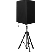 Speaker Cover for PA/DJ Powered Speaker Mounted on Stand, Outdoor Speaker Covers UV Protection (13*15*22 inch,Black)