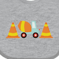 thumbnail image 4 of Inktastic Cement Mixer Construction Boys Baby Bib, 4 of 4