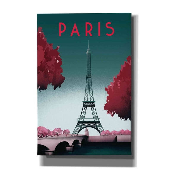 Epic Graffiti 'Paris' by Arctic Frame Studio, Canvas Wall Art, 40"x60"