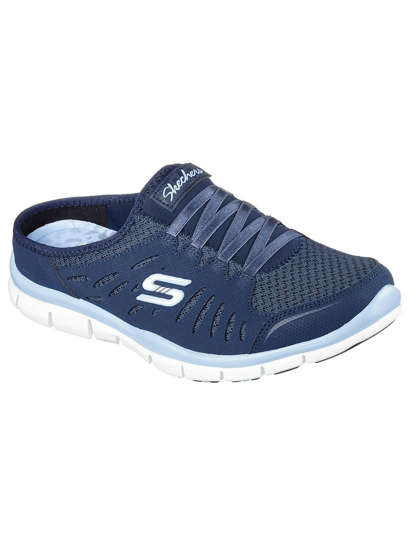 Skechers Sport Gratis No Limits Fashion Sneaker,Navy/Light Blue,7 M US - Walmart.com