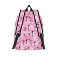 thumbnail image 2 of Lsque Cartoon Poodle Dog Pattern Canvas Daypack, Durable Backpack, High-quality Versatile Backpack,Vintage Compact Backpack-Medium, 2 of 6