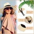 thumbnail image 3 of Sombrero de paja Sureio para sol de verano y playa, 24 unidades, 3 of 7
