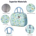 thumbnail image 4 of Womens LightBlue Cartoon Dinosaurs Cacti Pattern Lunch Box for Work,Insulated Lunch Bag for Women,Loncheras Para Mujer,Leakproof Adult Lunch Bag for Work,Beach,Travel,Picnic,Camping, 4 of 7