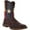 DARK BROWN AND TEXAS FLAG, variant on Durango Texas Flag Western Boot