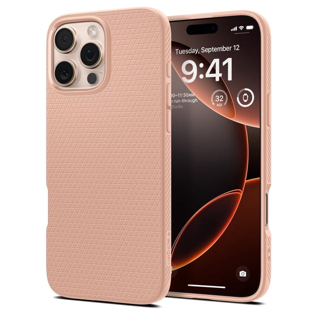 Funda Spigen Liquid Air Rose Titanium para iPhone 16 Pro Max