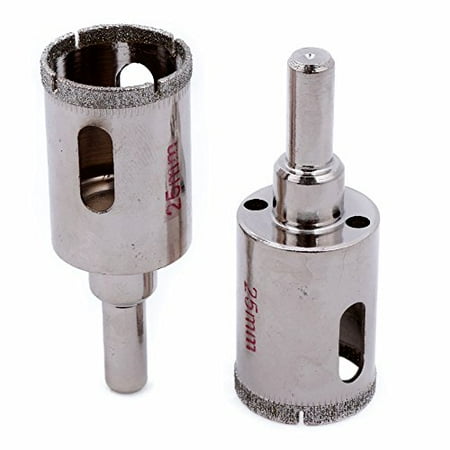 

1 inch Diamond Hole Saw 25mm Tile Drill Bit Masonry Tools for Stone Pack of 2Pcs