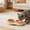 Beige, variant on Byujiro Double Pet Bowls Anti-Tipping Color-Block Cat Feeding & Watering Set, Non-Slip Base, Easy-Clean Food & Water Combo for Cats & Small Dogs