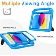 thumbnail image 4 of SUPNICE Kids Case with Built-in Screen Protector for New iPad 11-inch (A16) 2025 / iPad 10th Generation 2022(10.9 inch) with Shockproof Handle Stand Case for iPad 11/10.9 Inch,Blue, 4 of 8