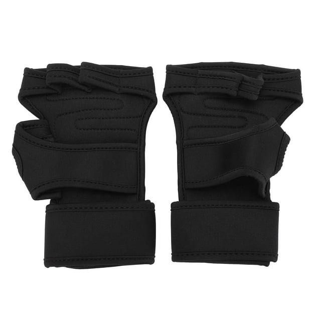 Gym Hand Palm Protector Gloves, Elastic Weight Lifting Training Gloves Breathable 1 Pair For Workout