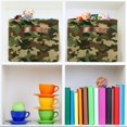 thumbnail image 7 of Storage Basket Green Military Camouflage Storage Bin with Handle , Large Storage Cube Collapsible for Shelves Closet Bedroom Living Room 2PCS Decor Gifts, 7 of 7