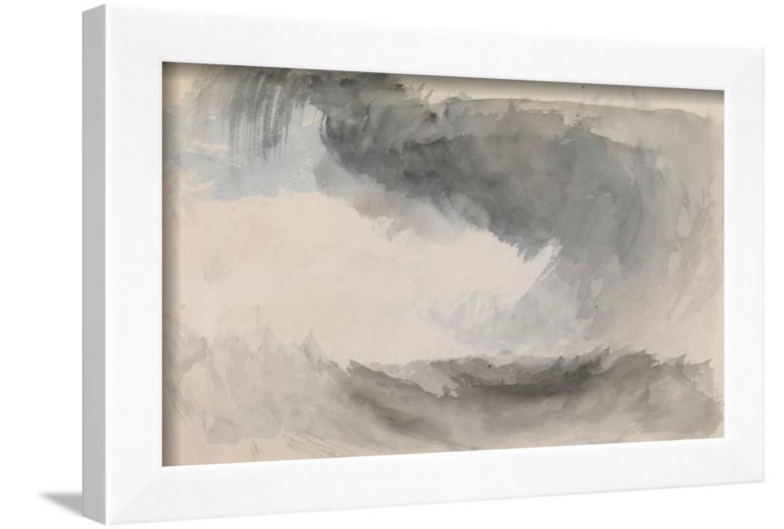 A Storm at Sea Framed Print Wall Art By J. M. W. Turner