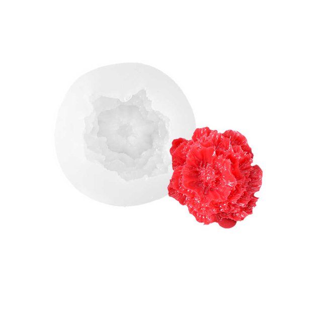 Inteprter Molde de silicona Flores hechas a mano Aromaterapia Arte Artesanía Suministros aromática Jabón Jalea Moldes Decoración Panadería Herramientas y accesorios para hornear hibisco Inteprter HA061355-14B