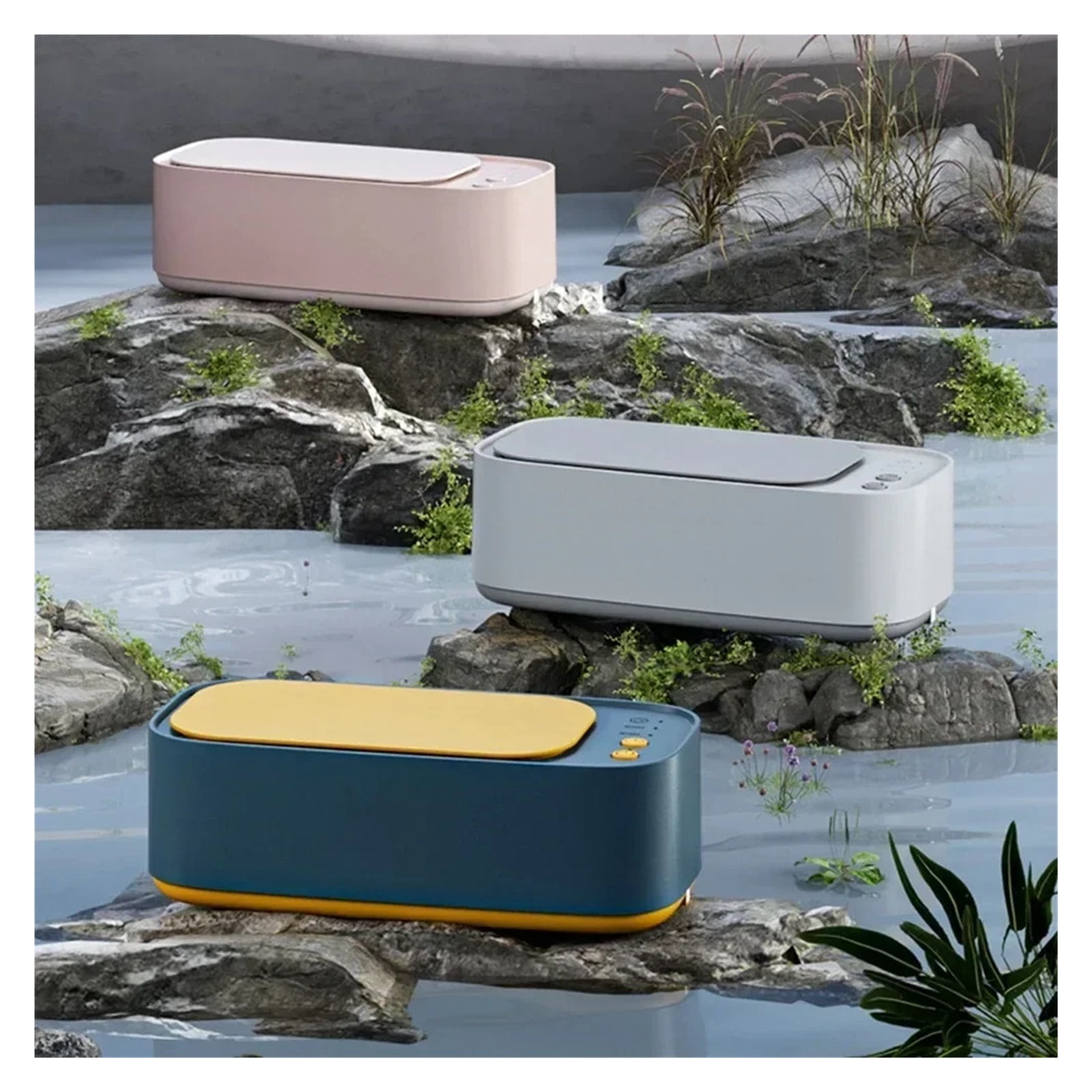 Electric Ultrasonic Glasses Cleaner, 3-Speed Vibrating Machine for Jewelry, Watches, and Contact Lenses
