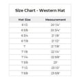 thumbnail image 3 of Schneiders 7X Felt Cowboy Hat | For Equestrian Show Style | Navy | Size 7 1/8, 3 of 4
