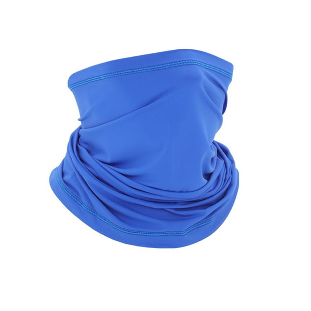 Advancent Cuello polaina hielo seda ciclismo creativo Unisex oreja bucles prácticos accesorios de ciclismo refrigeración calavera gorras para Ciclismo Azul real