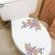 thumbnail image 3 of Yuarrent Pegatinas Rose Mural Beautiful Elegant Refrigerador Home Wall Sticker Calcomanías Glass Toilet Extraíble Autoadhesivo Decoración del hogar Y1542, 3 of 6