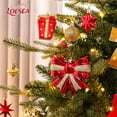 thumbnail image 4 of Lolsea 82pcs Christmas Balls Ornaments Set, Shatterproof Plastic Decor for Xmas Tree with Hanging Strings, Gold & Red, 4 of 9