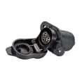 thumbnail image 3 of Colaxi Trailer Accessories 3 Pin Premium Easy to Install Auto Durability Management Agricultural Machinery Replacement RV Heavy Duty Socket, 3 of 8