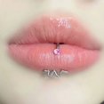 thumbnail image 5 of Lip Ring Zircon Titanium Acero Dientes Internos C Ring Joyería Europea y Piercing, 5 of 5