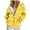 Yellow, variant on larppty Women's Striped Full Zip Hoodies Oversized Sweatshirts Long Sleeve Trendy Fall Fashion Hoodies Jacket Tops with Pocket (Yellow, 5XL)
