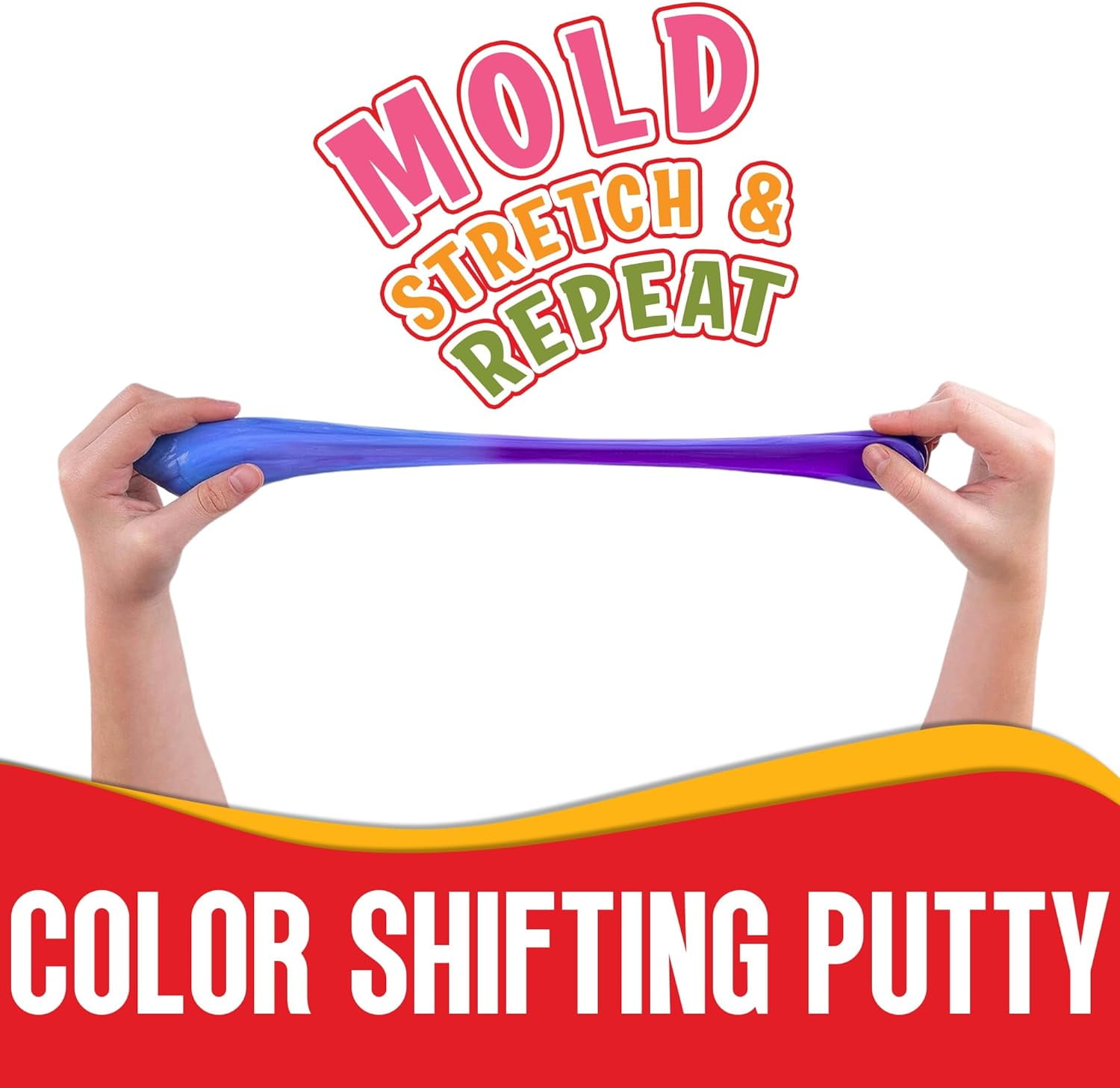 Playbees Color Changing Frudge Putty - 12 Pack - Mini Slime Putty for Sensory Play, Educational Games, Fidget Toys - Heat Sensitive - Magical Color Shifts - Slime Favors 0.5 Oz