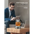 Electric Kettle with Variable Temperature Control FOHERE Smart Glass