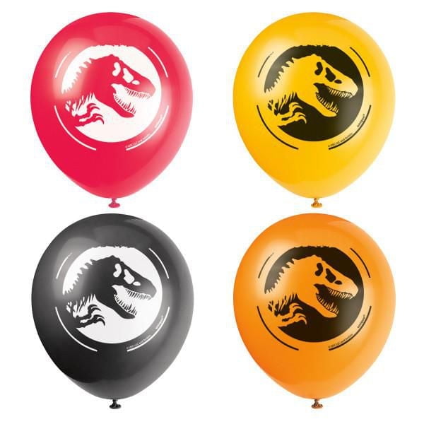 Jurassic World 3 Ballons en latex 30,5 cm, 8 ct