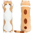 thumbnail image 1 of Almohada de felpa con forma de gato HUOGUO, bonita muñeca de peluche, 70 cm, para niños, 1 of 4