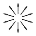 thumbnail image 1 of Huion PN05 10pcs Replacement Nibs Pen Tips Compatible with PW500/PW507 Graphics Drawing Tablet Stylus Black, 1 of 8