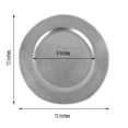 thumbnail image 4 of BalsaCircle 6 Silver 13" Acrylic Round Acrylic Charger Plates, 4 of 4