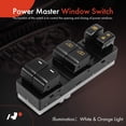 thumbnail image 2 of A-Premium Master Power Window Switch Compatible with Infiniti EX35 2008-2012, EX37 2013, Replace# 254011BA0A, 2 of 6