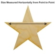 thumbnail image 2 of Pack of 1, 10 Inch x 1/4" Baltic Birch Plywood Plywood Stars Wood Cutout for Wood Craft Project, Children or Adult Art Work, Home and Holiday Décor and DIY Fun, Made in USA, 2 of 2