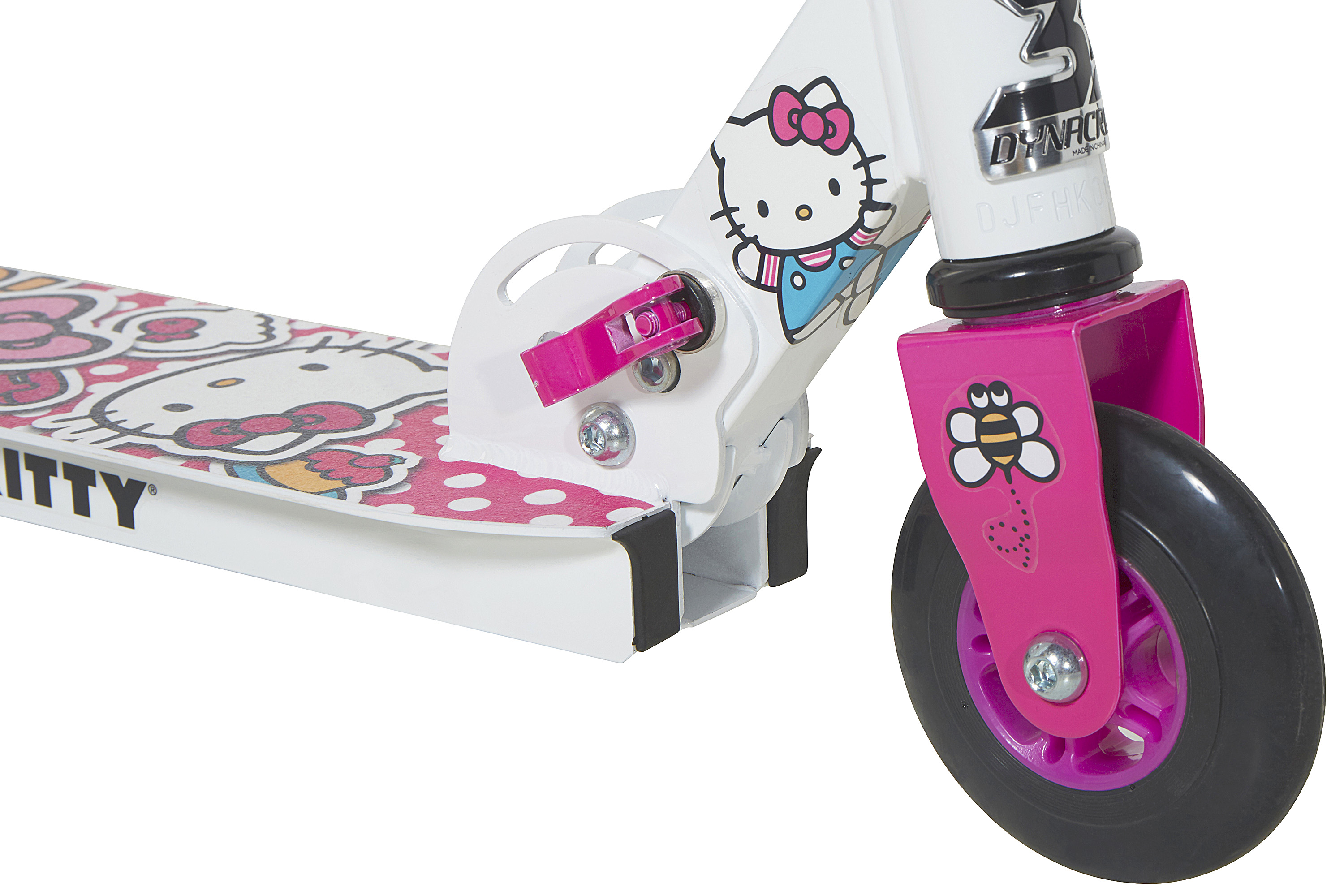 4" Girls' 2 Wheel Hello Kitty Folding Scooter by Dynacraft - image 3 of 5