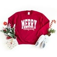thumbnail image 2 of Merry Christmas Cursive Bold | Sweatshirt, 2 of 5