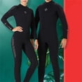 thumbnail image 4 of Traje de neopreno de traje de trabajo completo para hombres y mujeres actividades deportivas de agua de una pieza en agua fría para snorkeling Surfing Spearfishing Woman / Negro XL Advancent OD017131-11, 4 of 7