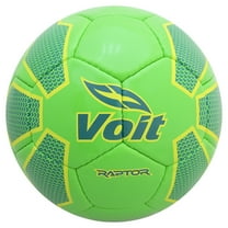 Voit Raptor Soccer Ball, Green No.5 PVC- Hand-Stitched for Stability and Superior Grip