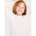 thumbnail image 4 of Wonder Nation Girls Open Knit Sweater, Lightweight, Sizes 4-18 & Plus, 4 of 6