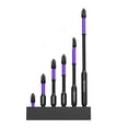 thumbnail image 1 of Broca MagnéTica Fuerte y de Alta Dureza, 6 Piezas de Puntas Antideslizantes y una Prueba de Golpes con Puntas de Destornillador, Kit de Puntas MagnéTicas, 1 of 7