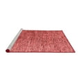 thumbnail image 2 of Ahgly Company Machine Washable Indoor Square Abstract Red Modern Area Rugs, 3' Square, 2 of 4