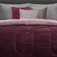 thumbnail image 4 of Cobertor Matrimonial Elefantito Bicolor Color Vino Orquídea Térmico, 4 of 6