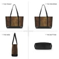 thumbnail image 6 of FORMRS Laptop Tote Bag for Women with 15.6" Computer Compartments Handbag, Wood Grain, 6 of 7