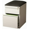 thumbnail image 1 of Pemberly Row 2 Drawer Faux Leather Top File Cabinet in White, 1 of 1