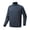 Blue, variant on Men's Quarter Zip Pullover Long Sleeve Jacket Fleece Lined Golf Pullover Thermal Gym Workout Tops with Arm Zip Pocket